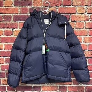 Alpine Design 1962 Puffer Jacket Thermolite Deep Navy Mens Large NWT Water Repel